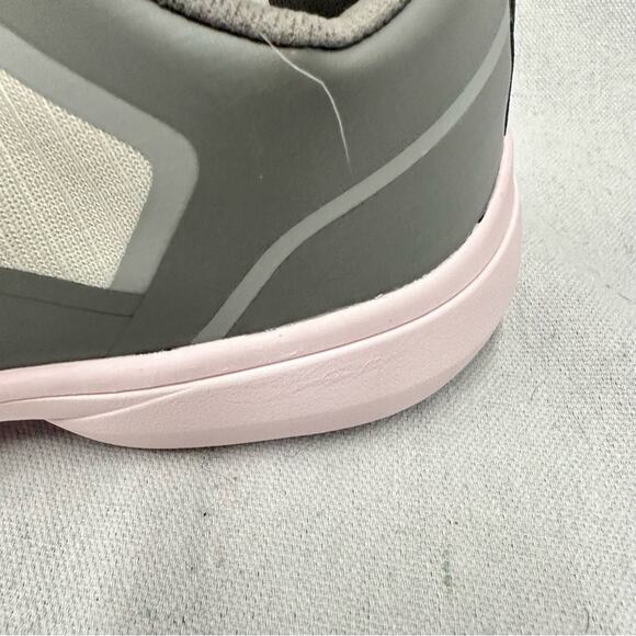 Vionic Guinn Bungee Lace Waterproof sneaker Grey Blush size 10 comfort New - Picture 15 of 16